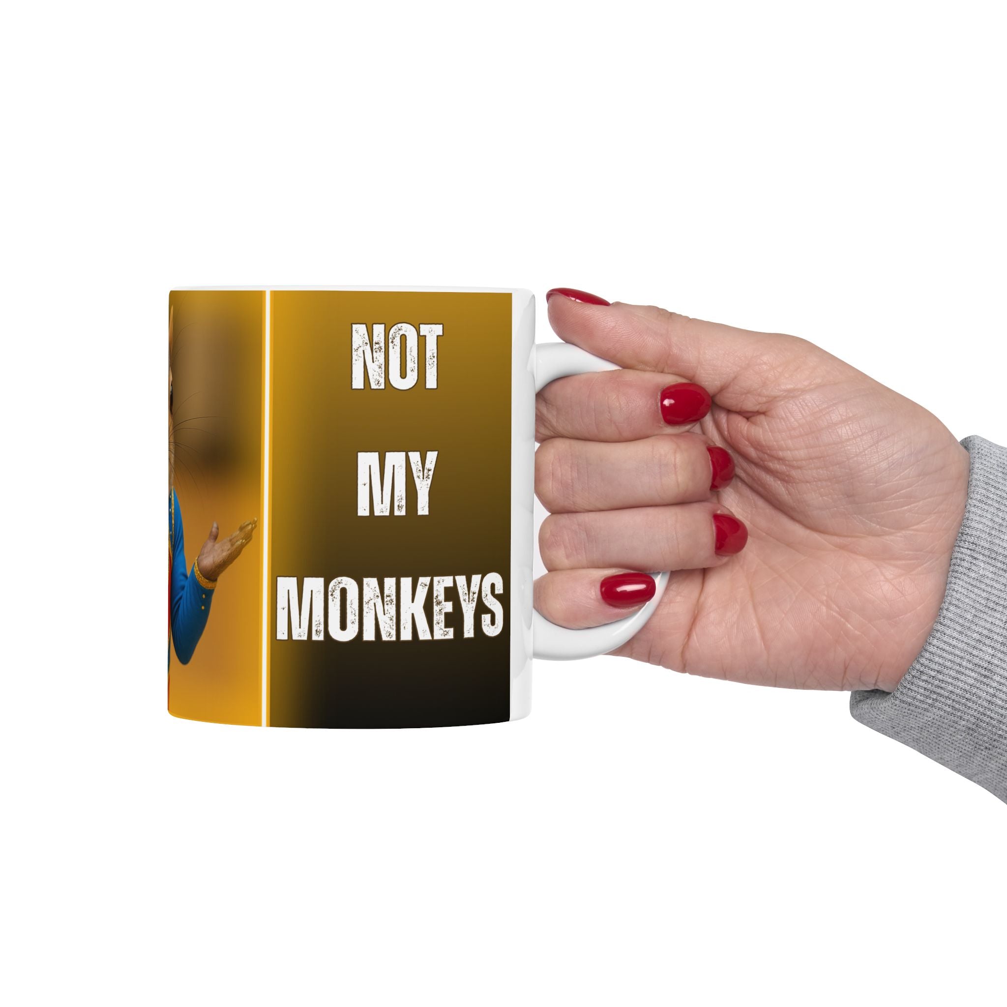 Not My Circus, Not My Monkeys – Funny Squirrel Mug (11oz & 15oz)