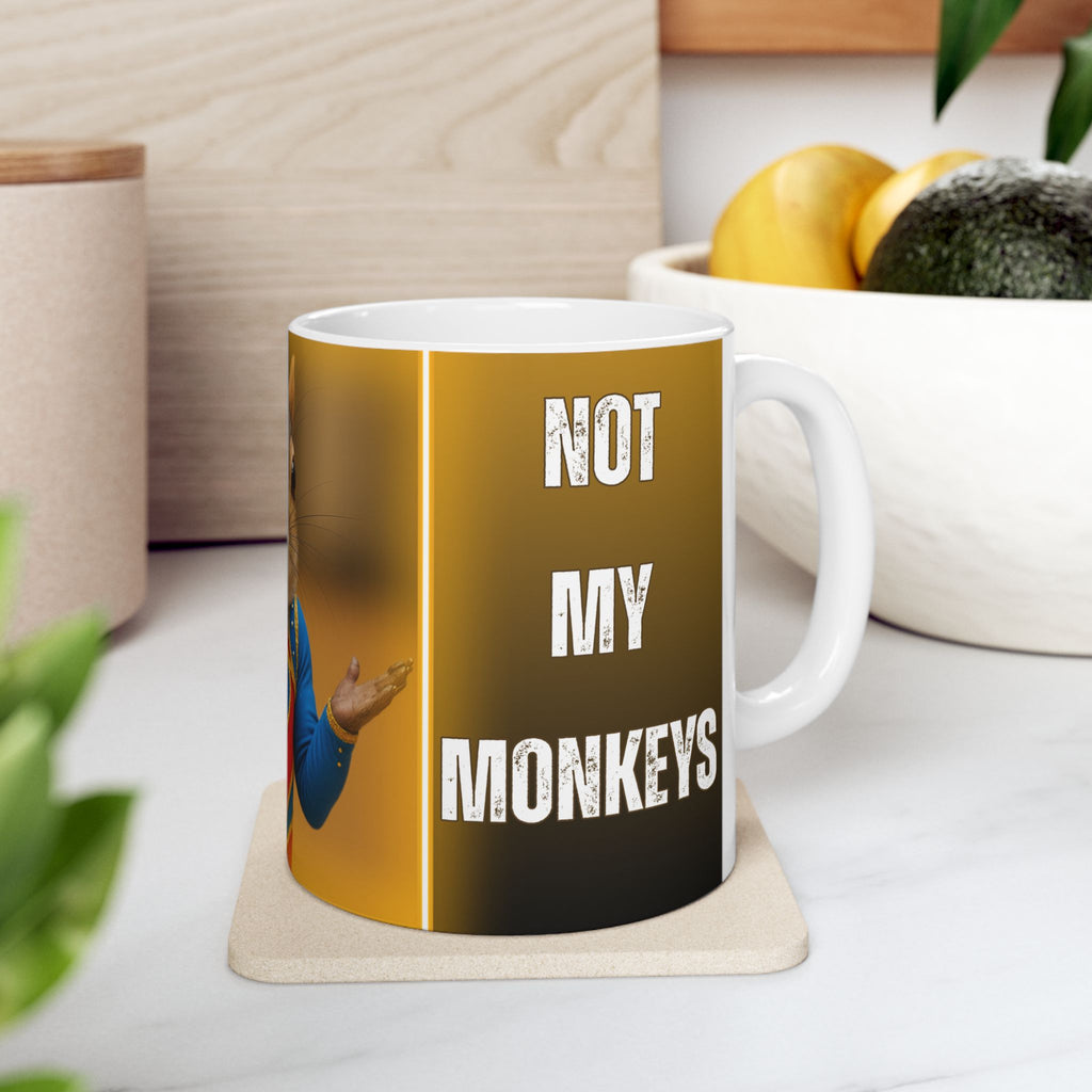 Not My Circus, Not My Monkeys – Funny Squirrel Mug (11oz & 15oz)