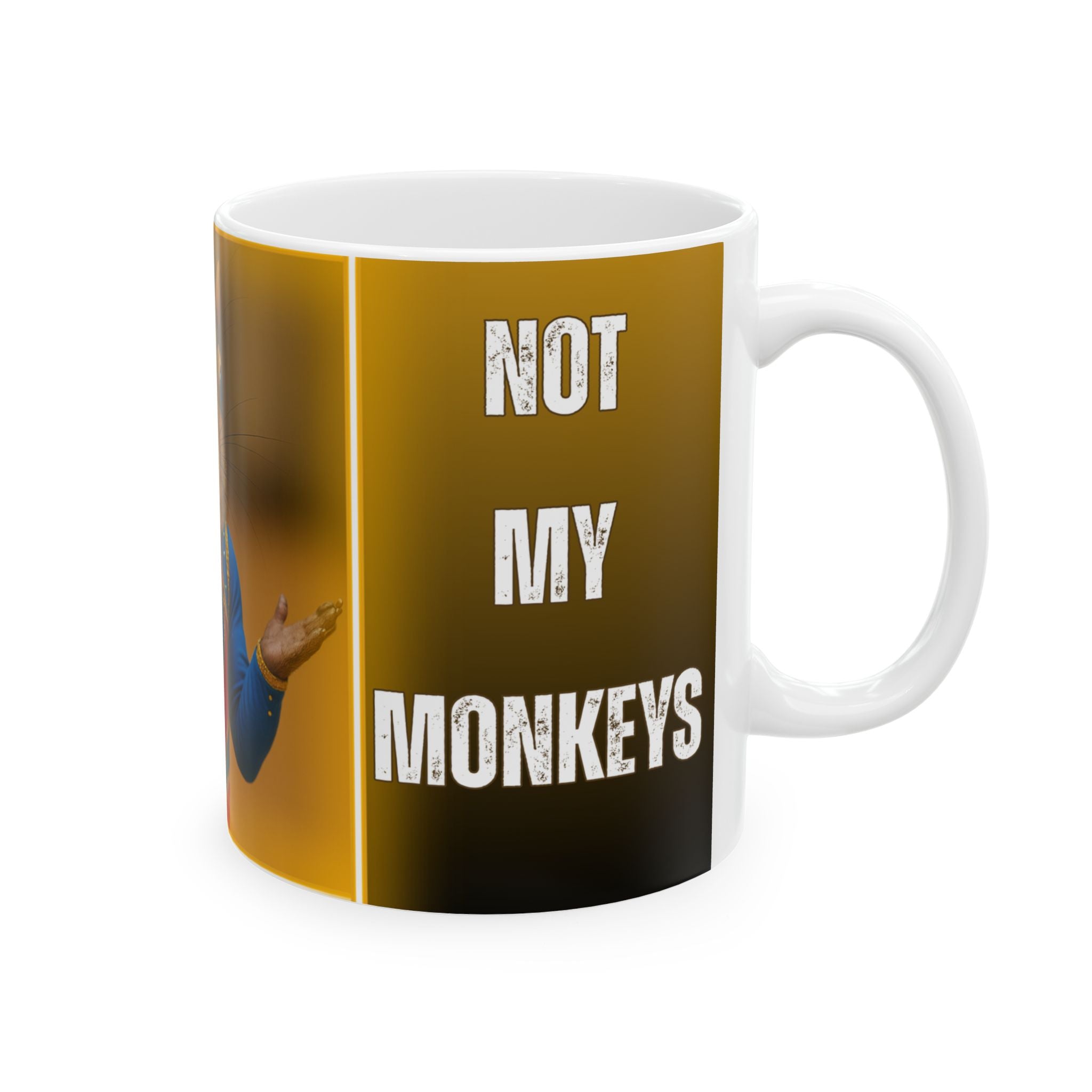 Not My Circus, Not My Monkeys – Funny Squirrel Mug (11oz & 15oz)